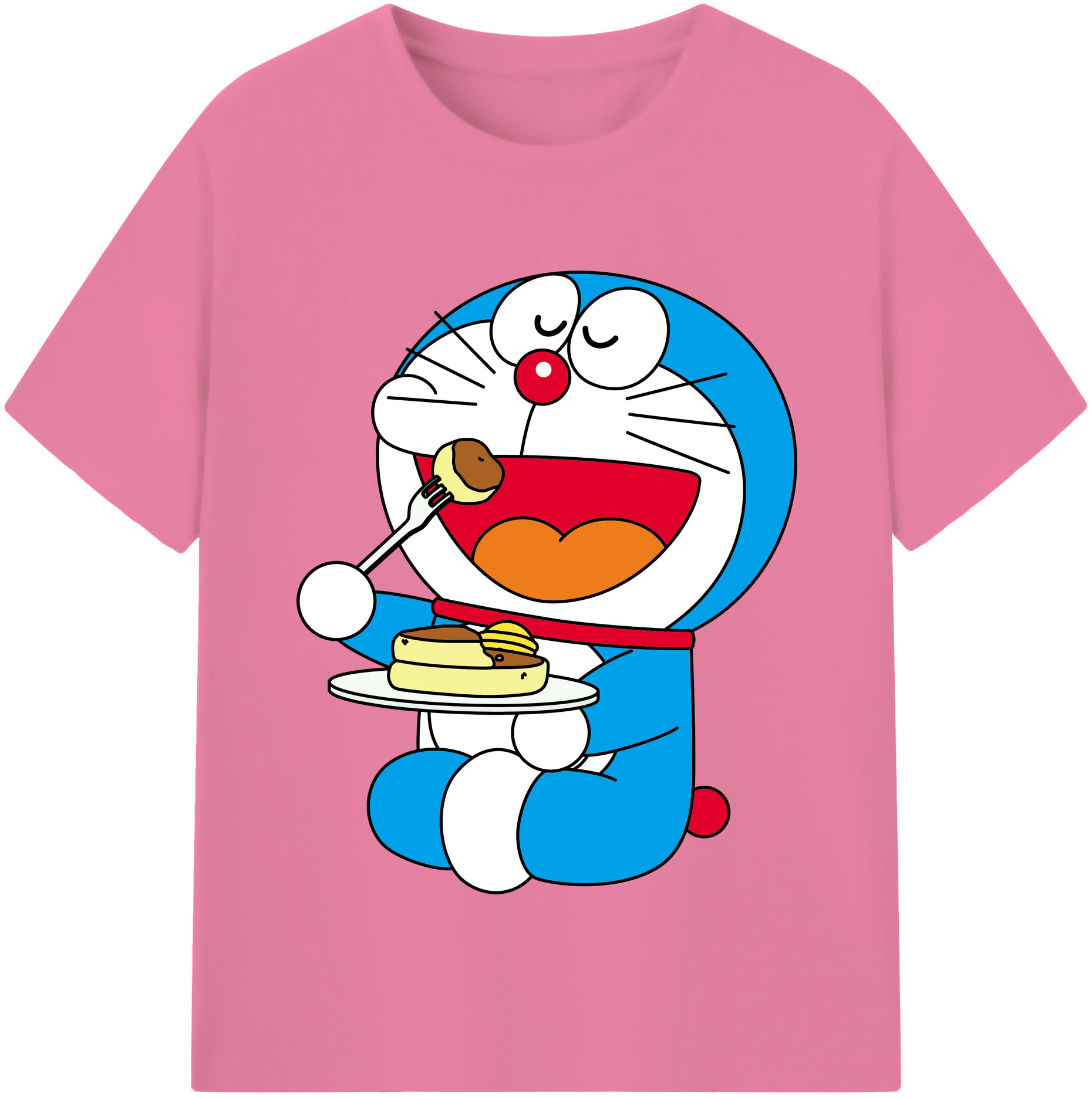 （画像用） ドラえもん Doraemon 綿100％半袖Tシャツ（フロントプリント）